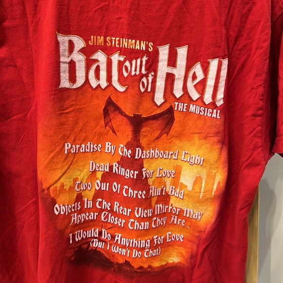 Jim Steinman Bat out of Hell The Musical T Shirt Size Large - Picture 3 of 3